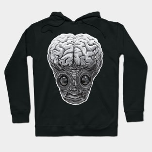 The Metaluna Mutant (Black & White Version) Hoodie